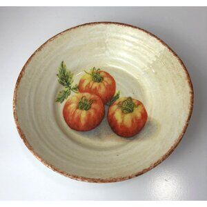 Williams-Sonoma Jardin Potager Tomatoes Pasta Bowl Large 9.5” Made in Italy